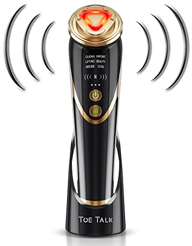 Radio Frequency Facial Machine with EMS - Anti-Aging Skin Tightening Rejuvenation Skin Care Eqipment Home Use,5 in 1 Light Therapy for Wrinkles Lifting High Frequency Face Massager.