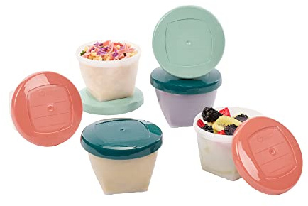 Babymoov biosourced BABYBOLS - 6 x 180ml food storage tubs