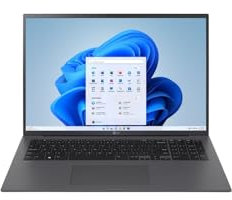 2023 LG Gram 17 Zoll Ultralight Notebook - 1.350g Intel Core i7 Laptop (16GB RAM, 512GB SSD, 20h Akkulaufzeit, 16:10 Entspiegeltes IPS-Display, Thunderbolt 4, Win 11 Home, Mirametrix) - Grau