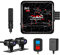 VSYSTO Motorrad Dashcam mit GPS, 140° Weitwinkel Motorradkamera, 1080P Doppellinse Vorne Hinten wasserdichte Motorrad autokamera, Parkmodus, WiFi, Starlight Nachtsicht, G-Sensor, Loop-Aufnahme