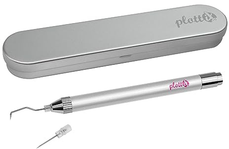 plottiX Entgitterstift inkl. LED Licht und zwei Spitzen