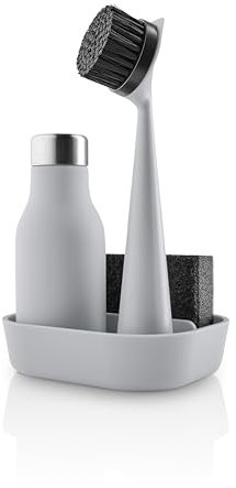 EVA SOLO | Juego de lavavajillas | jabonera, dispensador de jabón líquido, Cepillo para Platos y Esponja | Accesorios para Lavar Platos | Diseño y funcionalidad daneses