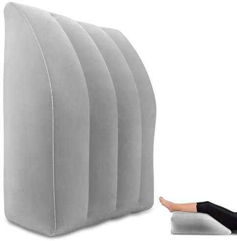 Rubessia Vein Cushion, Leg Elevation Pillow, Comfort Leg Cushion for Sleeping, Inflatable Wedge Cushion for Legs, Leg Rest Support Cushion, Improve Blood Circulation and Reduce Swelling