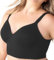 Conturve Bras for Women - Bralettes for Women with Support - Ultimate Comfort Wireless Support Bra Black