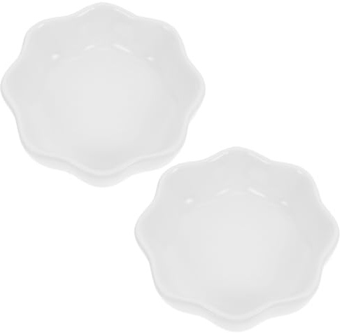 Happyyami 2piezas Cuencos de Cerámica para Hámster y Chinchillas de Resistentes y Fáciles de Limpiar Comederos Compactos y Duraderos para Roedores Pequeños