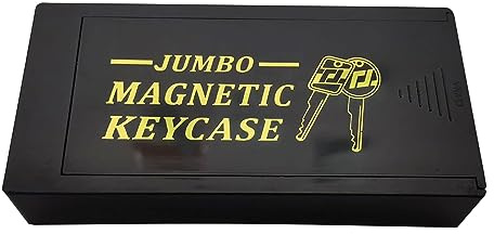 Elnwnnkc Porta Chiavi magnetiche per Auto, Materiale ABS, Scatola Porta Chiavi magnetiche, Custodia Nascosta per Chiavi, Perfetta per casa e Ufficio, Viaggi, Scatola