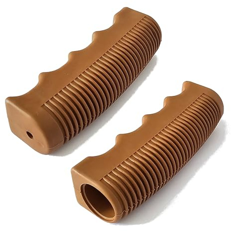 cyclingcolors poignée vélo Ville 22mm 110mm antidérapante Ergonomique Cycle VTT VTC Route (Marron)