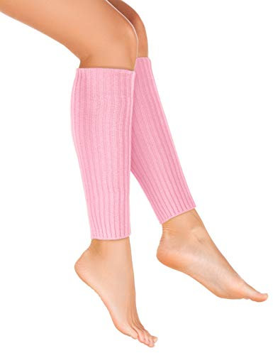 Balinco Strick-Stulpen | Beinstulpen | Damen & Mädchen Stuplen | Beinwärmer für den Alltag oder als Accessoire zum Karneval/Fasching (Rosa)