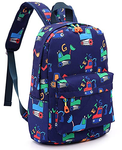 Zicac Zaino per Bambini, Impermeabile Zainetto Asilo Bimbo,Carino Zaino Scuola Elementare Bimbo,Dinosauro Zaino Asilo per Ragazzi/Ragazze 3-7 Anni