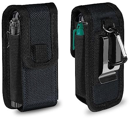 KENOBEE Multitool Sheath EDC Pouch Compatible with Leatherman Wave Plus Wingman Surge Rebar, Multi-use Belt Clip Tool Holder Bag, Utility Tactical Waist Pack Camping Hiking Pocket Organizer (Black)