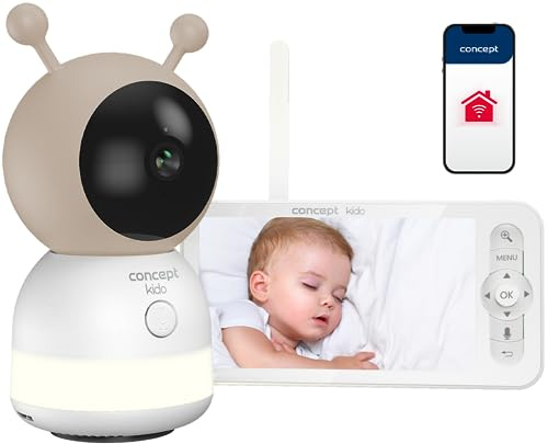 Concept KD4010 babymonitor med LED-ljus KIDO
