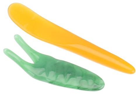 MAGICLULU 2stücke Nasenreinigungsgerät mit Natürlicher Massagefunktion Tragbares Körpermassagegerät Nasenmassagegerät aus Hochwertigem Material Zweizinkiges Design für Angenehme Anwendung