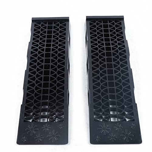 3 ton uppkörningsramper, bil, plastramp, 2 stycken plast bilramp, stabila bilamper för tyngre fordon, personbil, bilramp