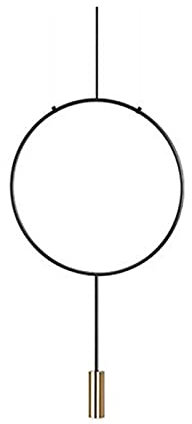 ZGSMYJ Chandelier light, Chandelier Postmodern Spot Chandelier Lighting Designer Arch Hanging Lamps Luminaire Restaurant Living Room Bedroom Lamp Lighting Fixtures(Golden 1 heads)