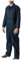 GRS Mens C2 Dark Navy Work Overall - Protective Coverall Workwear Boiler Suit for Mechanics Workshop Warehouse College Student Garages DIY (Small - 38 Chest)