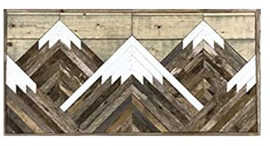 Häuser Wanddekoration Geometrische Ornamente Holzkunst Altholz Rund Altholz Kunst,Halloween Wanddeko Holz Hängende Ornament Dekoration für Einweihungsgeschenk Wohnkultur Innen Außenwanddekor (C)