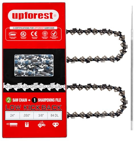 Stihl 24/25 Full Chisel Saw Chain 3623-005-0084 33RSC-84 .050 Gauge, 3/8 Pitch, 84 Drive Links also Fit Husqvarna 455 Rancher 460 450 Echo CS-7310P & CS-7310PW,Remington rm4620 72MLPX84