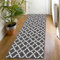 SHACOS Dark Grey Runner Rug Non Slip 60x180cm Narrow Hallway Hall Rugs Washable Kitchen Runner Carpet Runners for Hallway Entryway Laundry Room