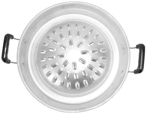 Partita de Parrilla de Barbacoa Tailandesa 2 en 1 No Palo, Incluso Calentando la Bandeja de Carbón de la Parrilla para la Parrilla para el Exterior para Interiores con (35 cm/13.78in Color original)