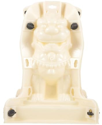 rockible Colonna romana in calcestruzzo, attrezzo per recinzione da giardino, attrezzo decorativo a forma di leone per