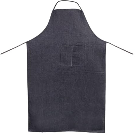 predolo Grembiule da lavoro in denim, grembiule da saldatura, resistente, professionale, leggero, con tasca, per cucinare, barbecue, pittura, giardino, 70x100 Cm