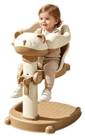 Kids Shower Stand | 2-In-1 Non-Slip Seat Detachable | Standing Sitting Bath Support for Kids Aged 8-36 Months Bathtub Home Apartment Hotel