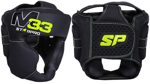 Starpro Boxing Headguard for Adults & Kids – Adjustable Protective Headgear for Sparring, Boxing, MMA & Muay Thai