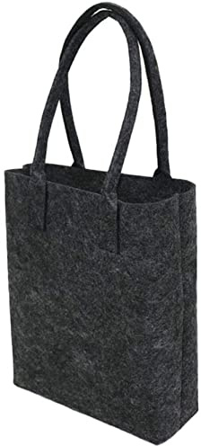 Anawakia filtväska shopper filtkorg shoppingväska väska shoppingväska filtväskor filt tygväska shoppingväska filtväska shoppingkorg (grå)