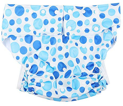 Wiederverwendbare Stoffwindel für Erwachsene Männer, Waschbar, Verstellbar, Große Size, Leckageschutz