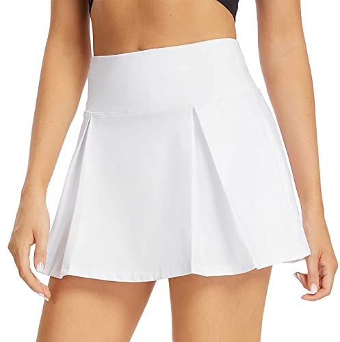 BKEPDY Gonna Tennis Donna con Pantaloncini Integrati Skort Plissettata Sportiva Gonna Sportiva con Pantaloncini Abbigliamento Padel Pantagonna Estiva Completo Sportivo Gonnellino Tennis