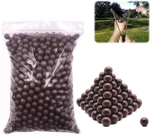 400Pcs Boules de Boue pour Fronde Boules d'argile Dure Biodégradable Munition Bille Lance Pierre Bille en Terre Biodégradables Balle de Slingshot Clay Balls Fonctionne avec N'importe Quelle Fronde