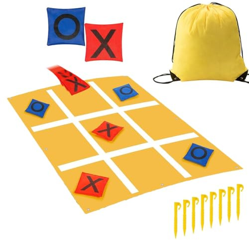 Sittsäck-kastspel | Outdoor-lekset | lätt interaktiv kastlek för barn | Rolig förälder-barnaktivitet för barn från 3 år – perfekt för trädgård, fester och picknick