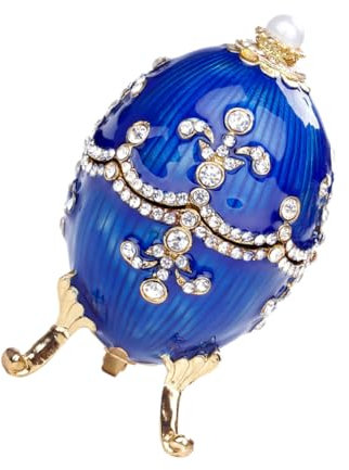 Homoyoyo Boîte à Bijoux Œuf Petite Boîte à Bibelots Porte-bijoux Organisateur De Bijoux