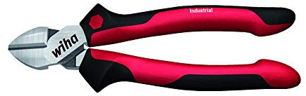 Wiha 43333 Industrial mit DynamicJoint Seitenschneider, rot schwarz, 160mm