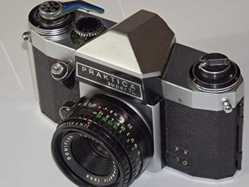 Praktica Very Rare SLR Camera Super TL with Domiplan Automatic Lens 2.8/50 Analogue Technology by LLL