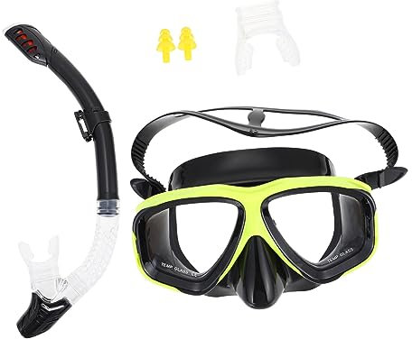 BESPORTBLE Anzug Brillenset Tauchermaske Antibeschlag-tauchmaske Glas Schnorchel Gläser