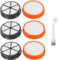 Fayerkar Type 90 Filters for Vax Mach Air Lift Stretch Pet Max Hoover Vacuum Cleaner, 3 Pack Premium Pre & Post Motor HEPA Filter Set Replacement Kit for Vax