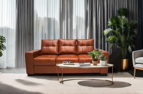 Quattro Meble Echtleder 3 Sitzer Sofa Mallorca Pik Extra Breite 205cm Ledersofa Echt Leder Couch große Farbauswahl !!!