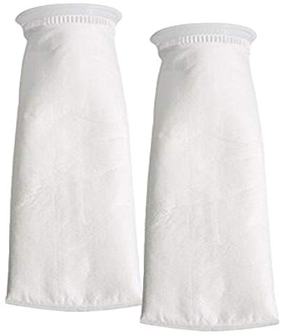 HRTFILTERS 2-pack 50 mikron 4 tum ring med 15 tum långa filtfilter strumpor – flytande tyg filterpåse (50 mikron/um 4 tum ring)