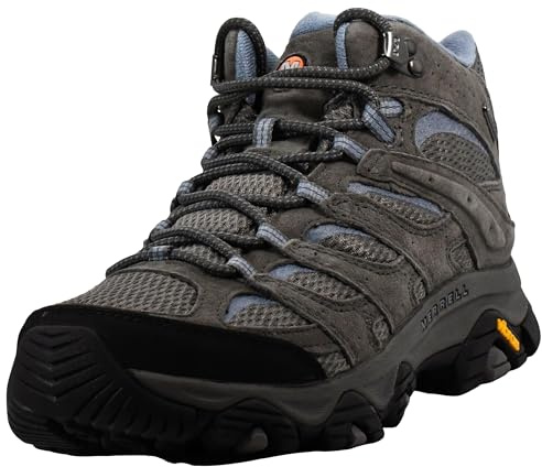 Merrell Women's Moab 3 Mid Waterproof, Granite, 7
