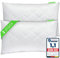 Gentle North Kopfkissen (40x70 cm groß) - 2er Set Kissen für Bett und als Dekokissen - Mit Reißverschluss für Füllung - Sofakissen - Zierkissen für Couch und Sofa - Ökotex - Waschbar bis 60° - Weiß