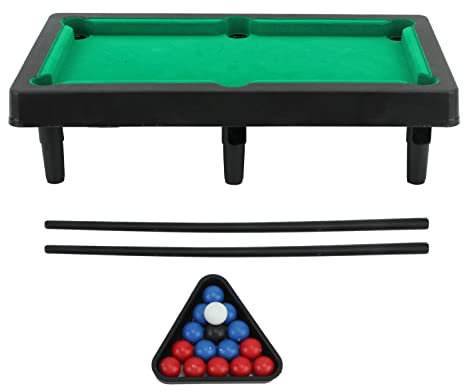 shenruifa Mini-Billardtisch, Interaktive Simulation, Miniatur-Billard-Pool-Spielset Desktop-Dekoration, Ornament