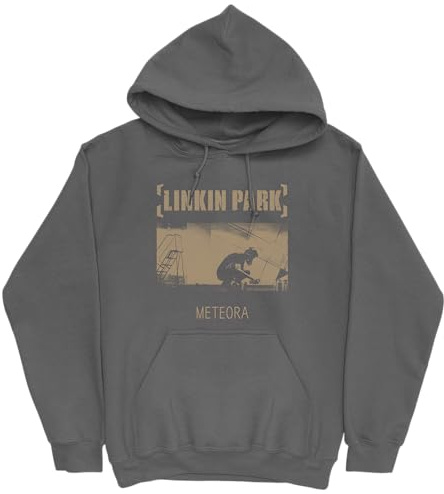 Linkin Park Meteora Hoodie, Charcoal, Medium