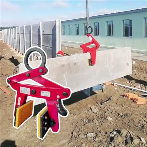 Abrazadera de elevación de losas de piedra, abrazaderas de transporte de piedra verticales de alta capacidad de carga, abrazadera de dispositivo de elevación de piedra de apertura amplia para madera