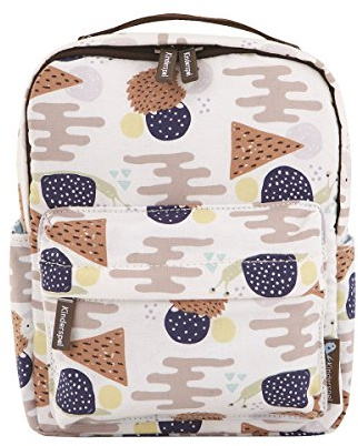 Kinderspel Insulated Lunch Bag for Toddlers, Compact Size Backpack with Chest Harness & Removable Safety Leash, Non-Slip EZ Wear, Water-Resistant, Toddler Travel Bag, Slow Friends