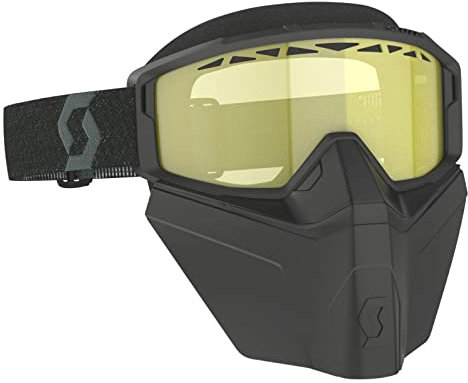 Scott Primal Safari MX Goggle MTB Brille inkl. Facemask schwarz/gelb