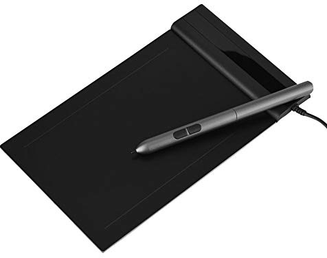 ciciglow S640 Grafik-Zeichentablett,6x4 Zoll Ultradünnes Tragbares OSU-Tablet mit 8192 Stufen Batterielosem Stift,Kompatibel mit Windows 7/8/10/XP/Vista,MAC OS 10.8.0 Zum Zeichnen,Skizze,Design
