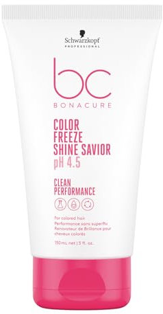 Schwarzkopf Professional Bonacure Color Freeze Shine Savior Sérum Capillaire Cheveux Colorés Complexe De Soins Végan Avec pH 4.5 Zéro Affadissement Couleur Longue Durée Nourrissant Adoucissant 150 ml