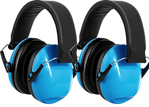 BraveKoi Casque Anti-Bruit Enfant Lot de 2, SNR 32dB/NRR 27dB Casque Anti Bruit Pour 3-16 ans Enfant Etudiant, Casque Antibruit Pour l’Autisme, Dormir, Étudier, TDAH, Feux d’Artifice, Concert