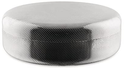 Alessi Extra Ordinary Texture JM01/28 T - Minimal Design Container, Lid in 18/10 Stainless Steel with Decoration, Granulated in Relief, 28 cm